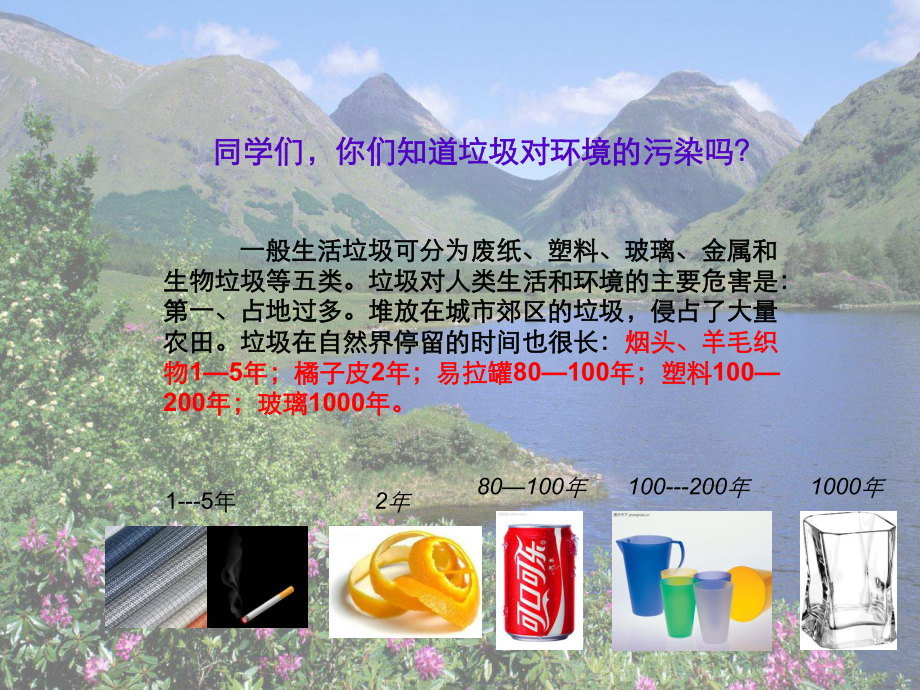 主题班会-保护环境不乱丢垃圾.ppt_第2页