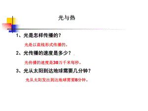 教科版小学科学五年级上册第二单元《光与热》.ppt