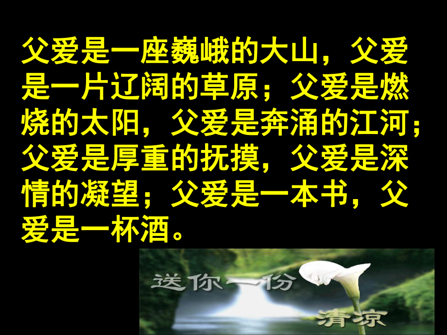 爸爸的花儿落了 (2).ppt_第1页