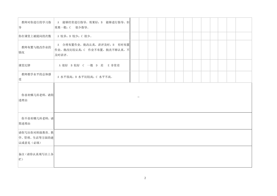 学生问卷调查表.doc_第2页