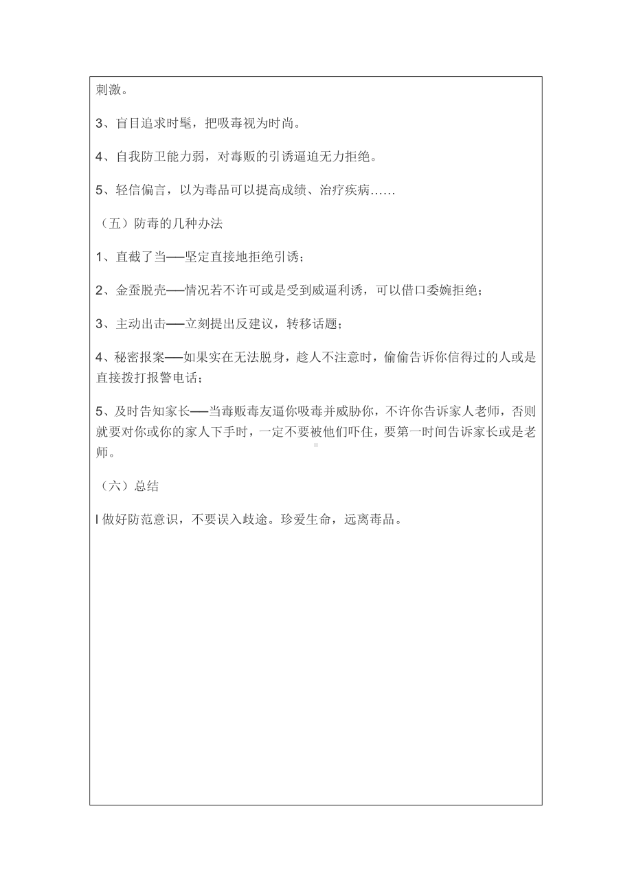 401班禁毒主题班会记录表.doc_第3页