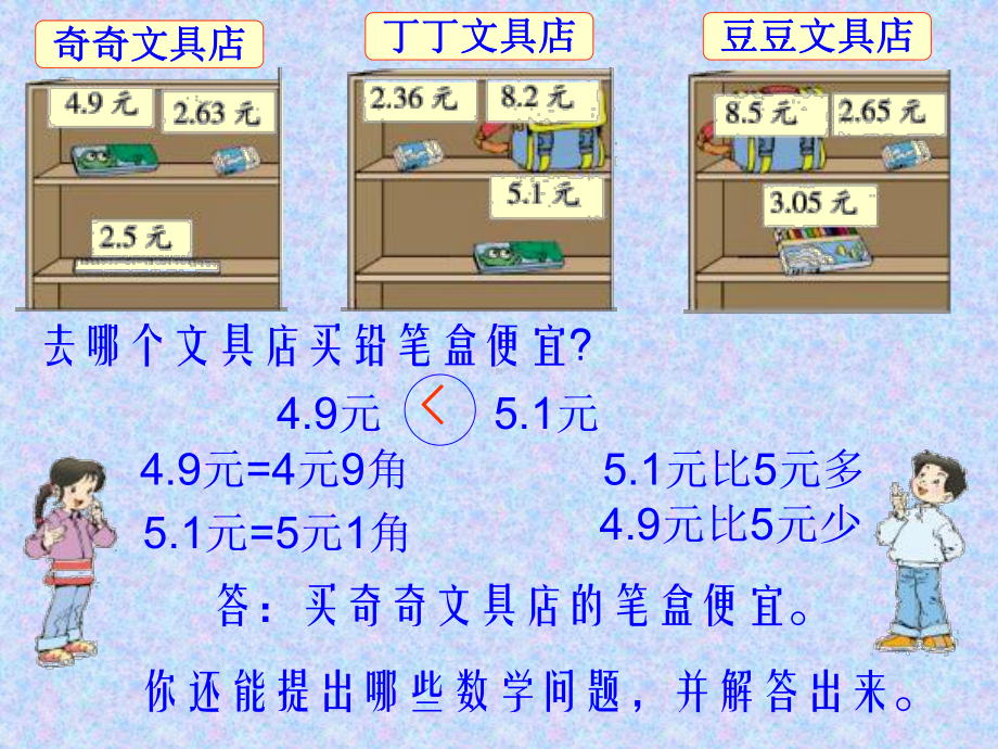 (北师大版)三年级数学课件-货比三家.ppt_第2页