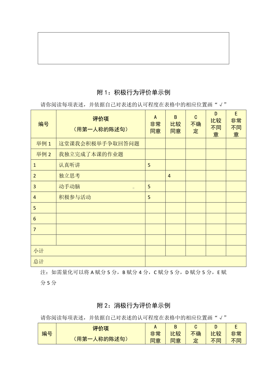 第五阶段（参考模板）行为态度评价问卷 (5).docx_第3页