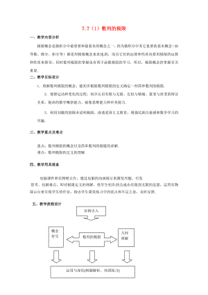 高二数学 《数列的极限》教案 沪教版.doc