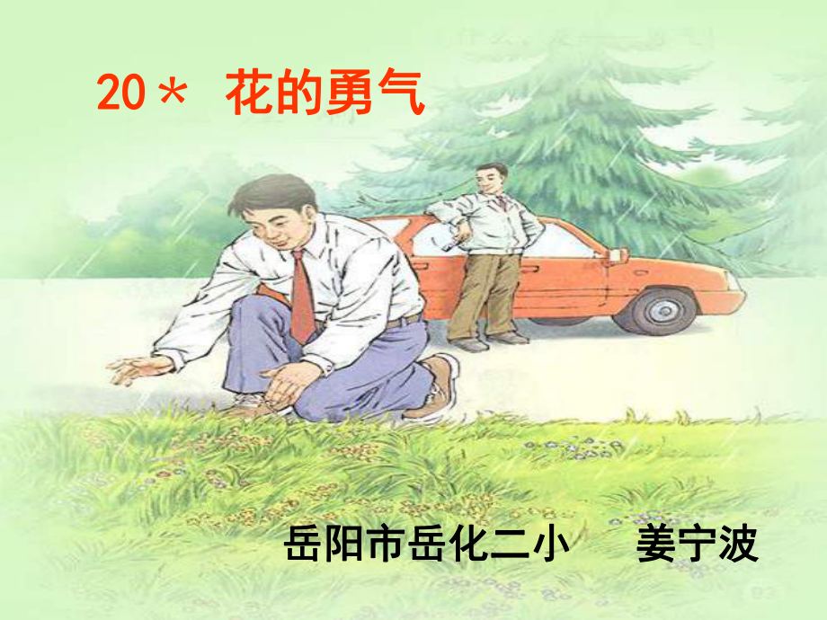 20《花的勇气》说课稿.ppt_第1页