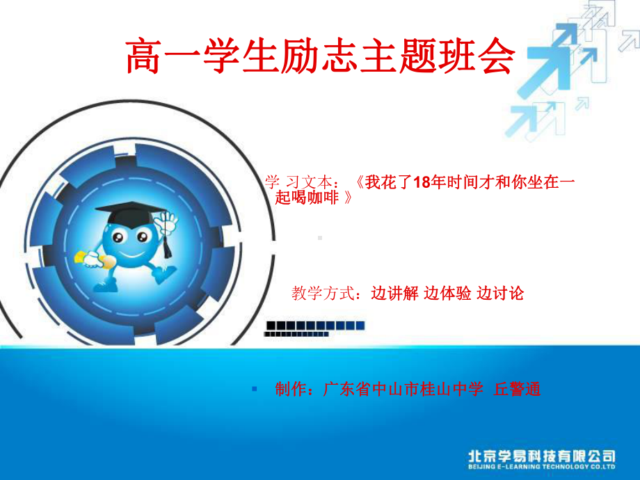 班会课件之励志系列：高一学生励志主题班会.ppt_第1页