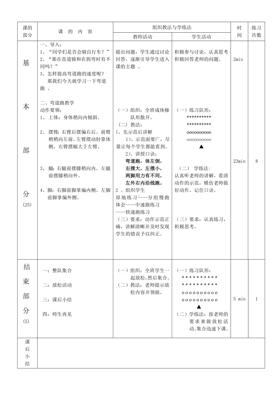 弯道跑教案.doc_第2页