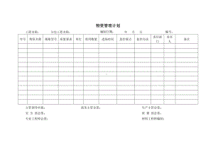 物资管理计划.docx