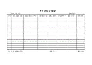 劳务分包进场计划表.docx