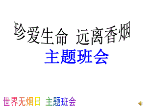 珍爱生命远离香烟主题班会.ppt