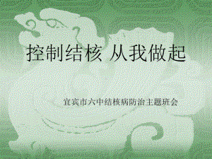 结核病的防治主题班会.ppt