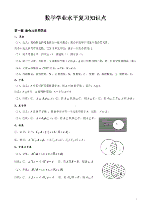 高中数学会考知识点总结-(超级经典).doc