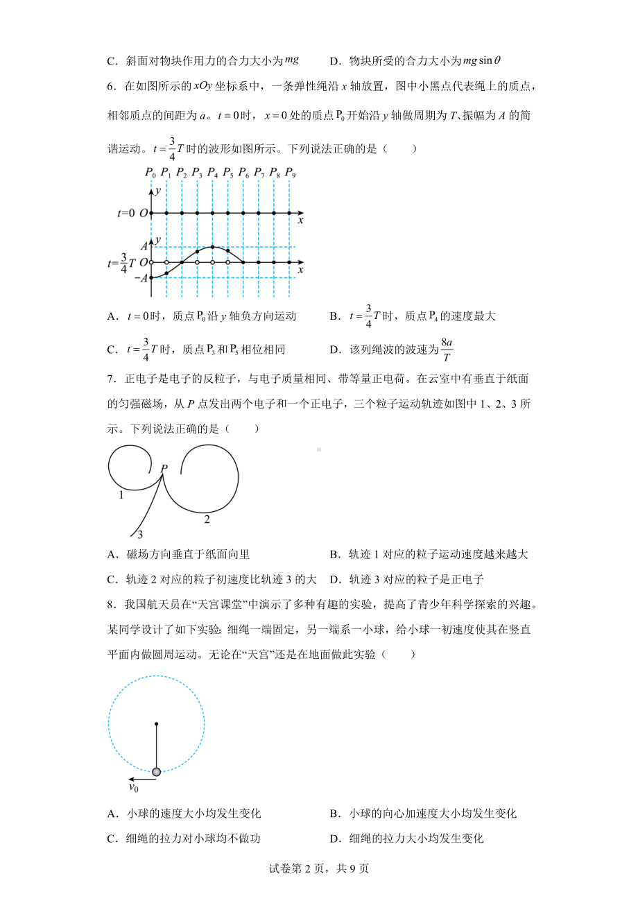 2022年新高考北京物理高考真题.docx_第2页