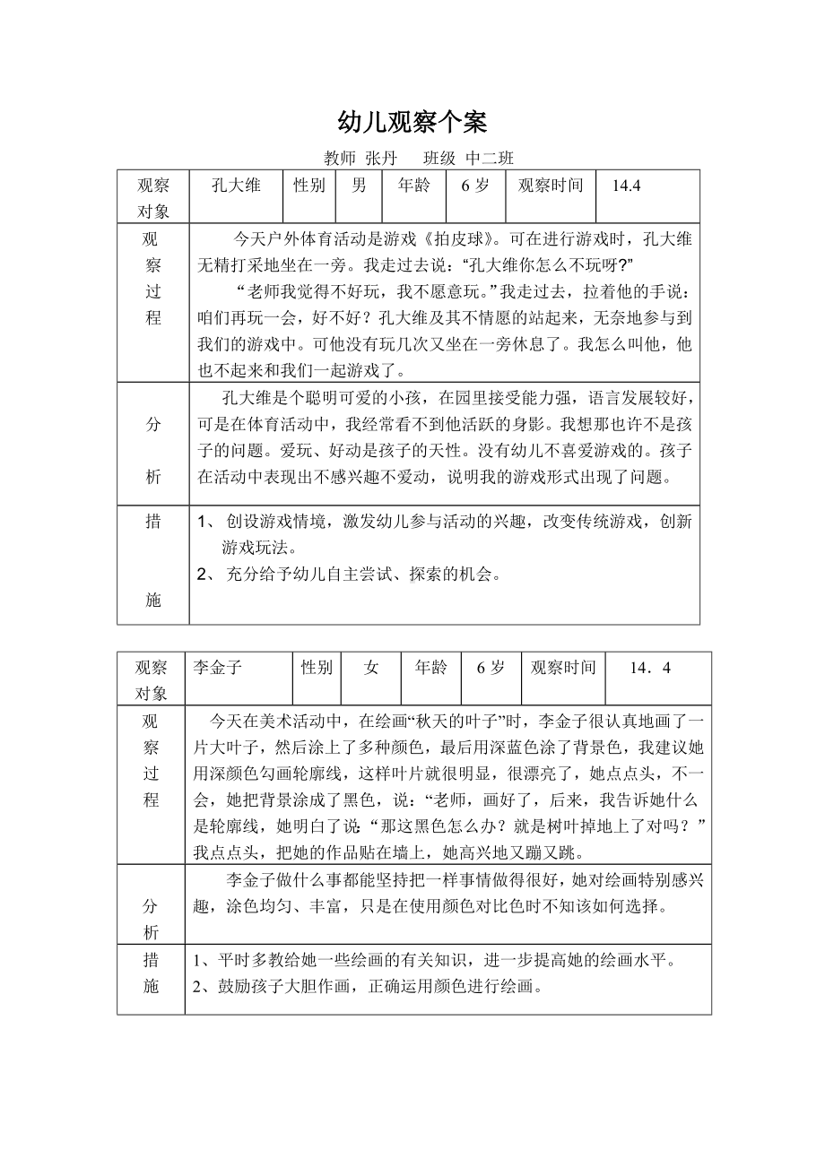 幼儿观察个案4月.doc_第1页