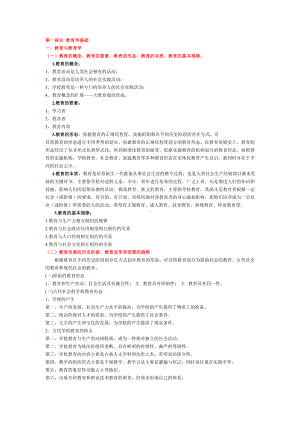 教育学和教育心理学重要知识点.doc