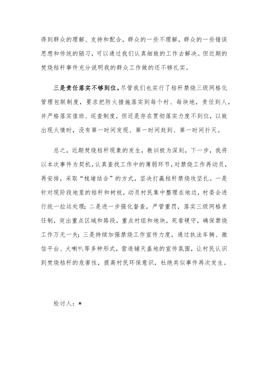 镇秸秆禁烧检讨书.docx_第2页