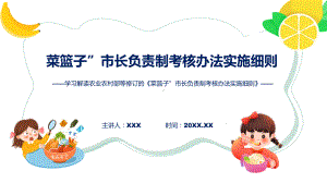 新制定菜篮子”市长负责制考核办法实施细则学习解读教学（ppt）演示.pptx