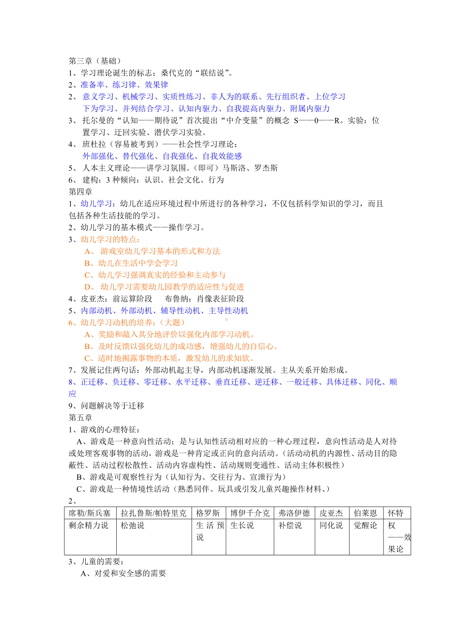 学前教育心理学总复习.doc_第2页