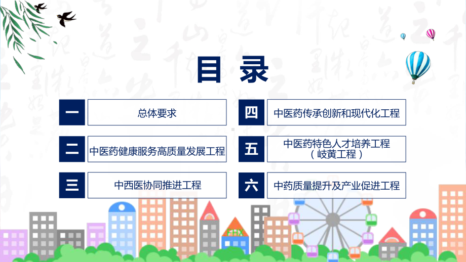 完整解读中医药振兴发展重大工程实施方案学习解读教学（ppt）演示.pptx_第3页