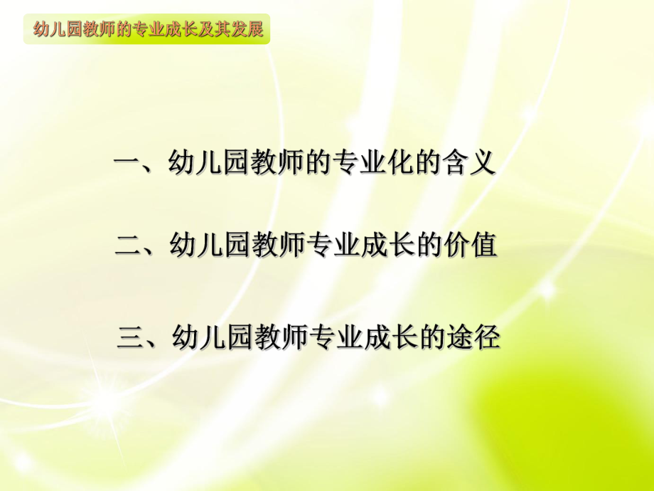 幼儿园教师的专业成长及其发展.ppt_第2页