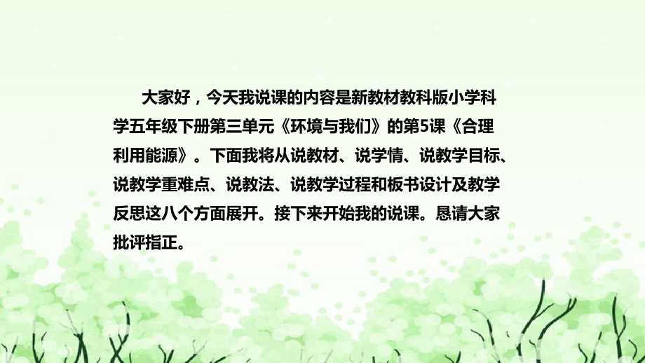 5.《合理利用能源》说课（附反思、板书）ppt课件(共38张PPT)-2023新教科版五年级下册《科学》.pptx_第2页