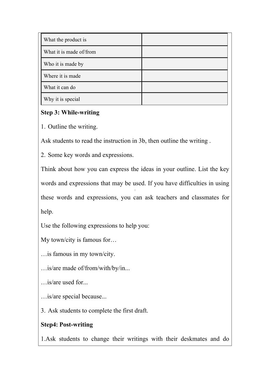 初中英语九年级 Unit 5 Section B 3a-Self Check教案.docx_第3页