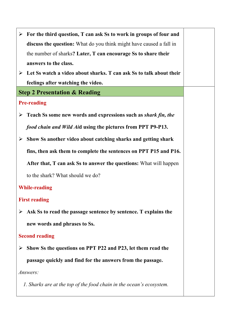 初中英语九年级 Unit 13 We're trying to save the earth Section A (3a-3b)教案.docx_第2页