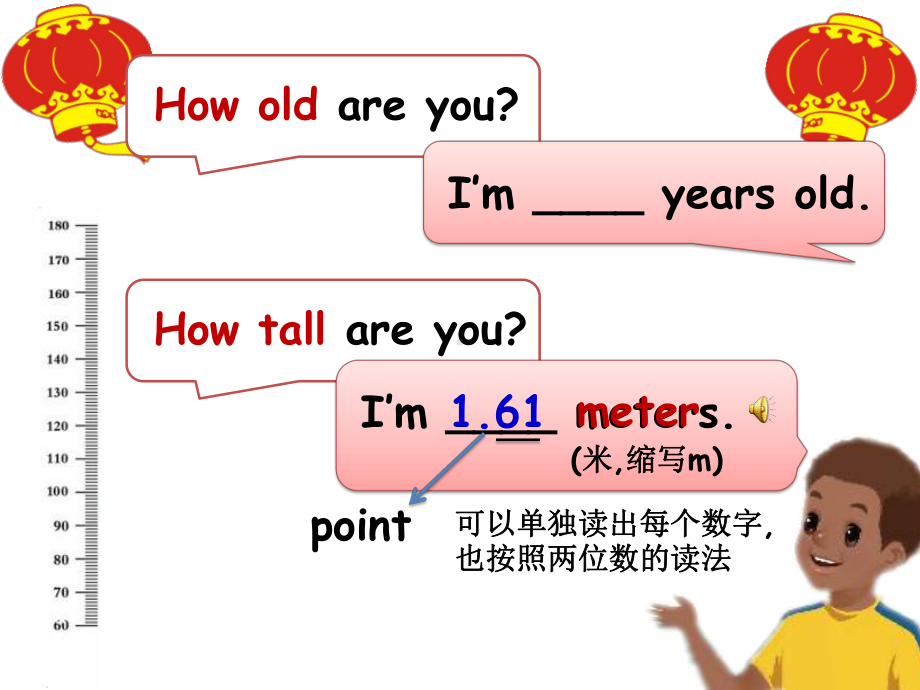 小学六年级英语下册课件Unit1 How tall are you.ppt_第3页