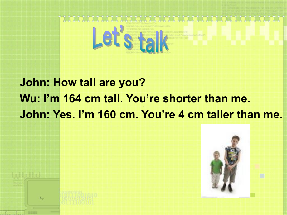 小学六年级英语下册课件Unit1 How Tall Are You第二课时.ppt_第3页