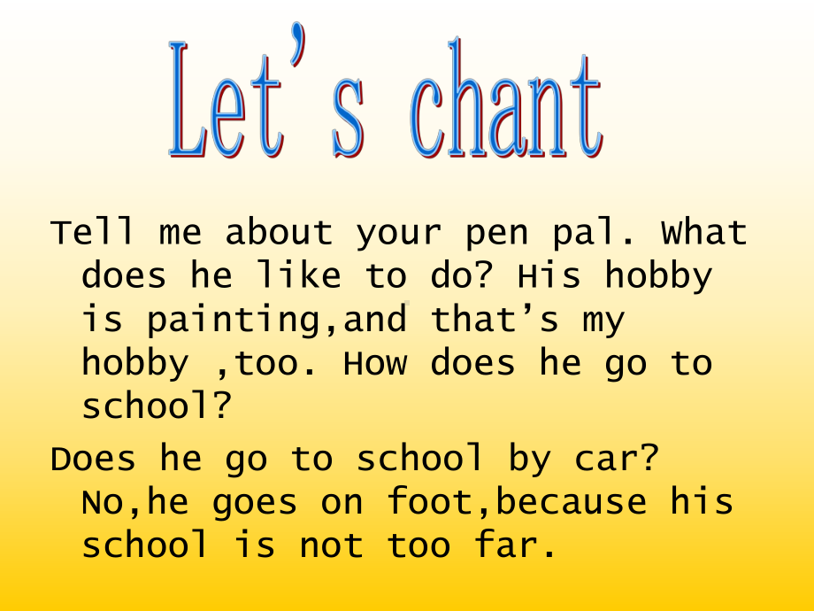 人教小学英语（PEP）六年级下册Unit4 B-LET'S-LEARN-I-have-a-pen-pal.pptx_第2页