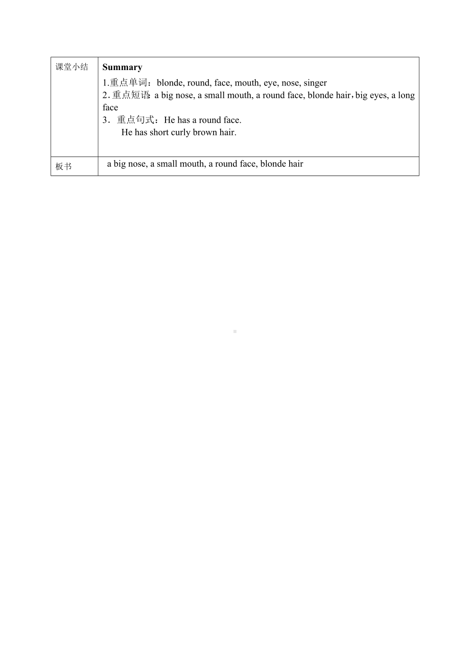 初中英语七年级下册 Unit9 What does he look like.SectionB(1a-1e)教案.docx_第3页