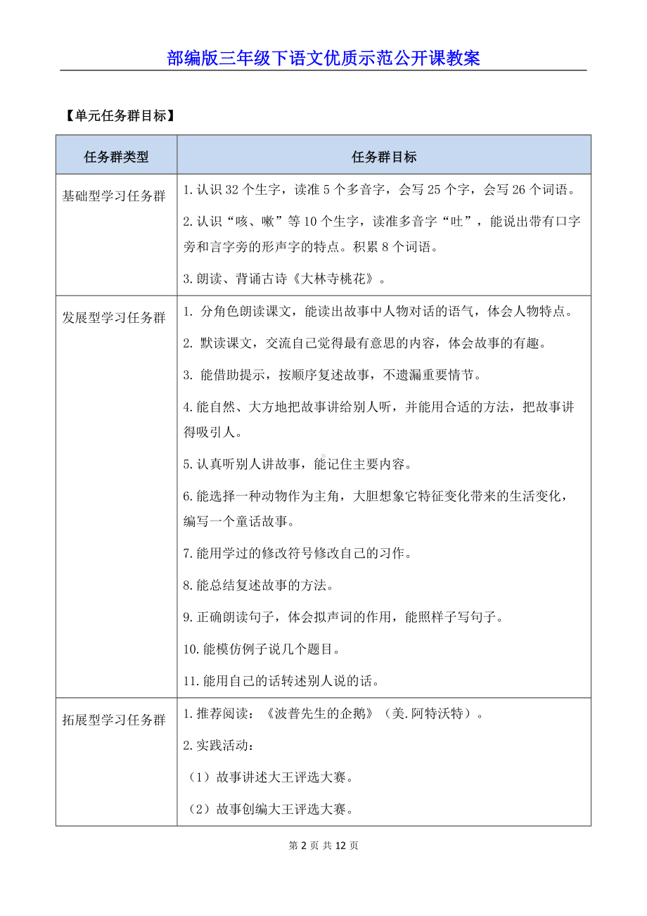 部编版三年级下语文25《慢性子裁缝和急性子顾客》优质示范公开课教案.docx_第2页