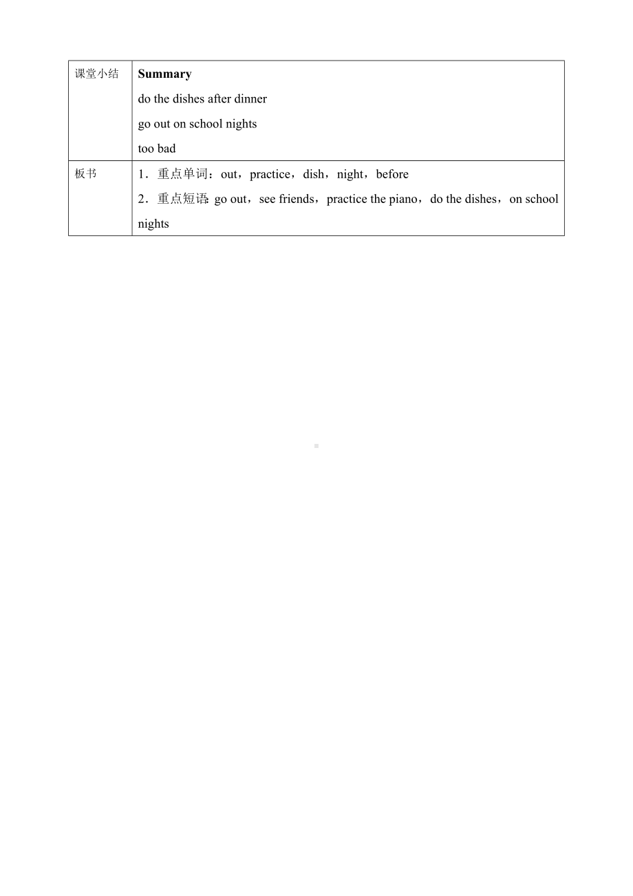 初中英语七年级下册 Unit4 Don't eat in class.sectionB(1a-1d)教案.docx_第3页