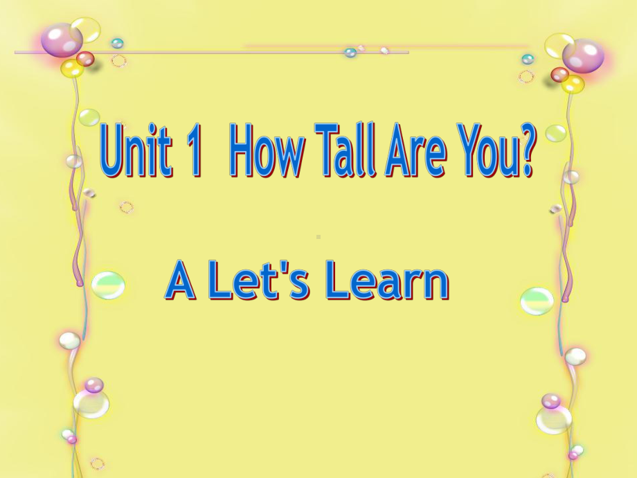 六年级下册英语PEP课件6-1-1 Unit1A Let's learn.pptx_第1页