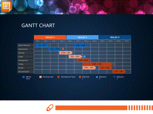 甘特图彩色图表PPT课件.pptx