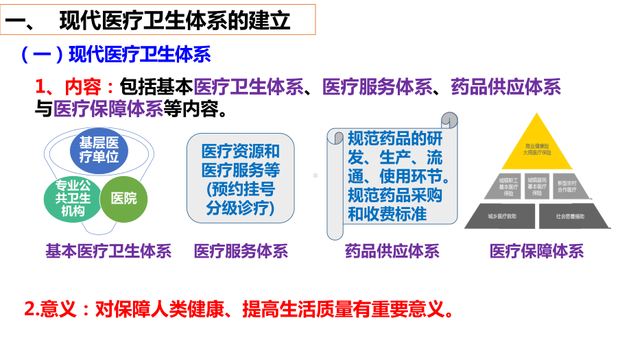 第15课 现代医疗卫生体系与社会生活 ppt课件(002)-（部）统编版（2019）《高中历史》选择性必修第二册.pptx_第3页