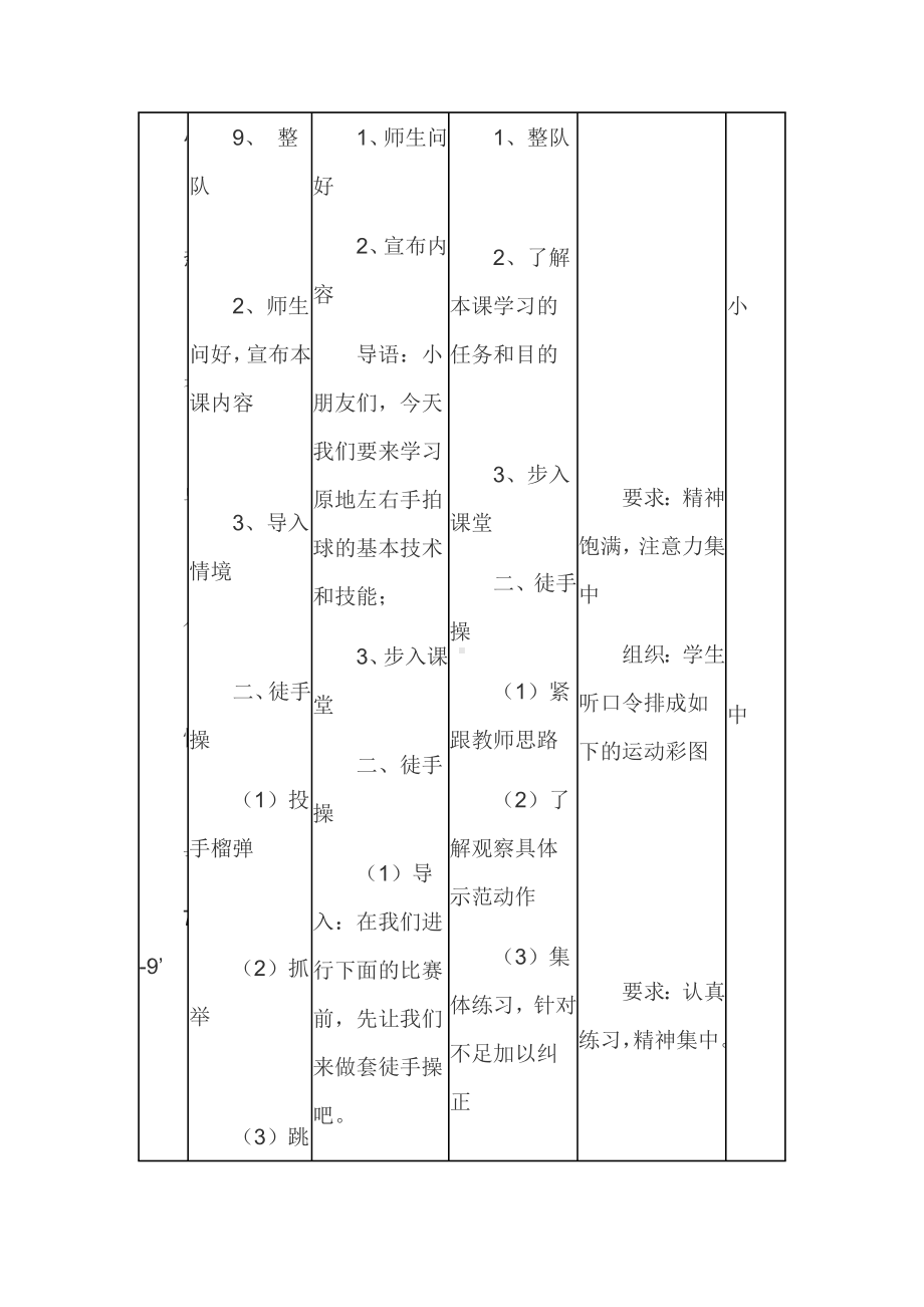 原地左右手拍球教案.doc_第2页