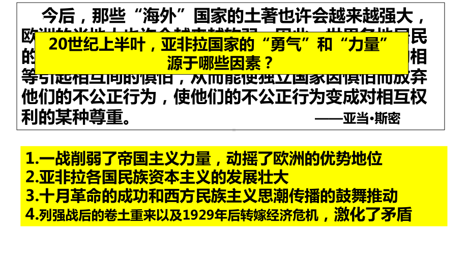 第16课 亚非拉民族民主运动的高涨ppt课件 -（部）统编版（2019）《高中历史》必修中外历史纲要下册.pptx_第3页