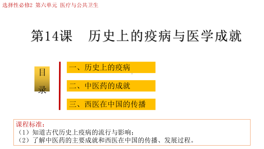 第14课 历史上的疫病与医学成就 ppt课件(5)-（部）统编版（2019）《高中历史》选择性必修第二册.pptx_第2页