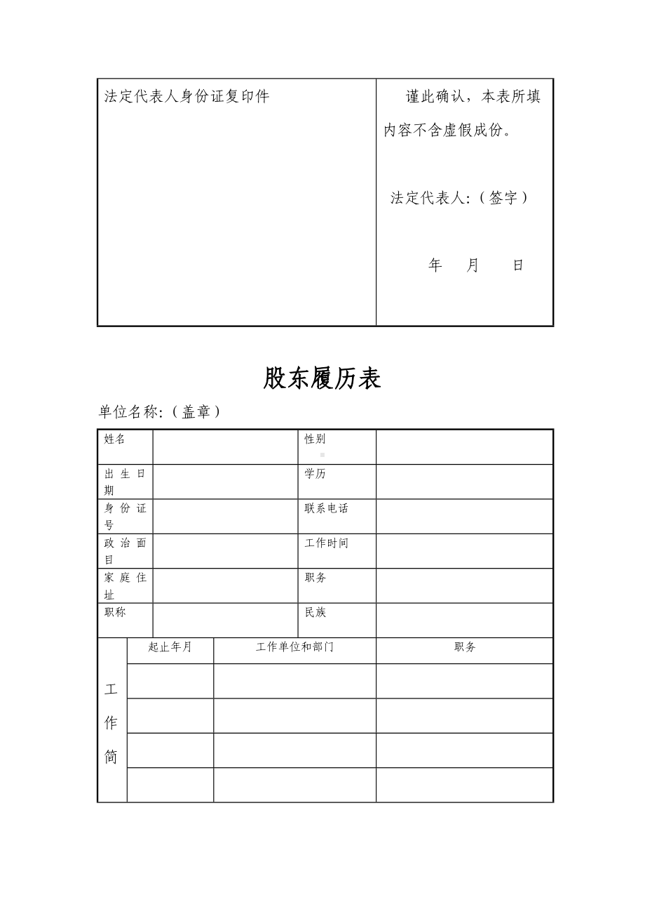 (完整版)企业法定代表人简历表.doc_第2页