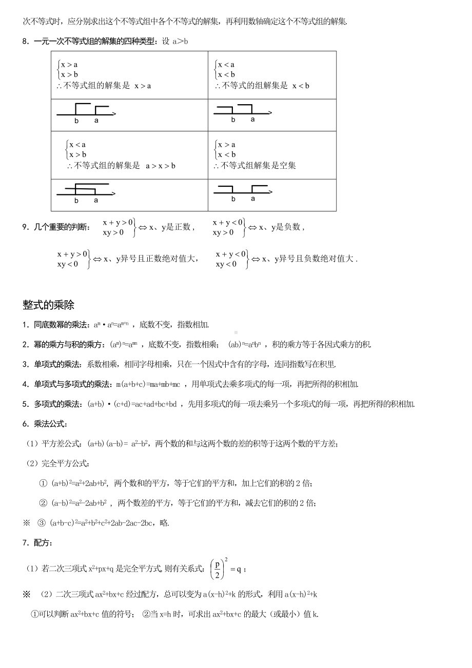 (完整版)初一数学下册知识点汇总.doc_第2页