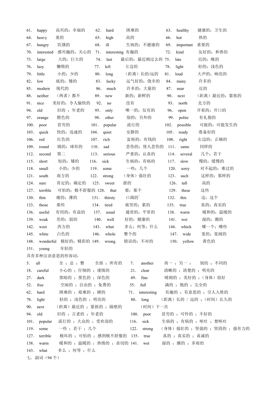 (word完整版)初中英语必背单词.doc_第3页