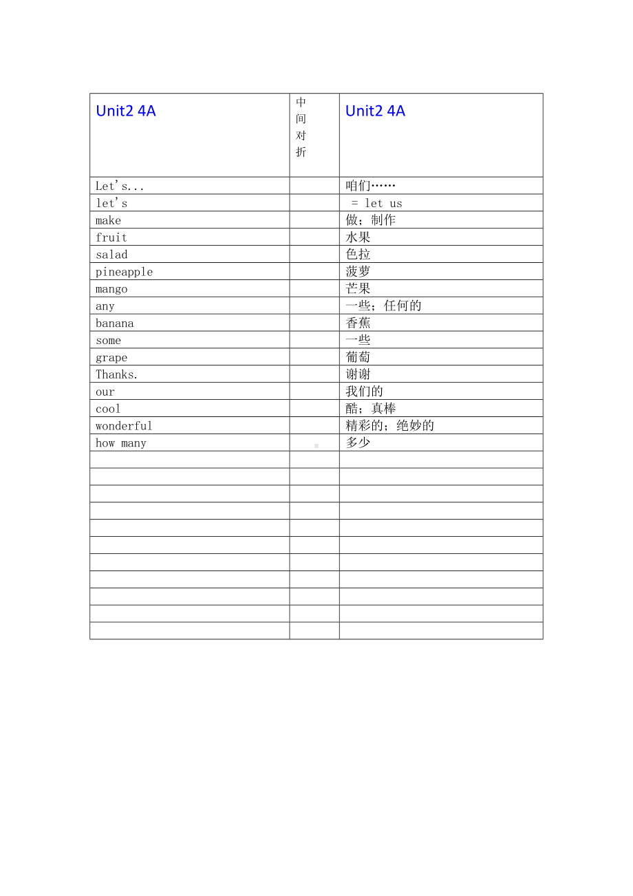 (word完整版)最新苏教译林版英语四年级上册单词默写版.doc_第2页