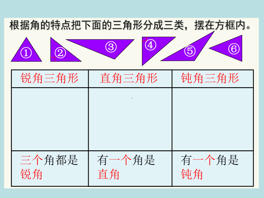 人教版新课标小学数学四年级下册《三角形的分类》课件2.ppt_第3页