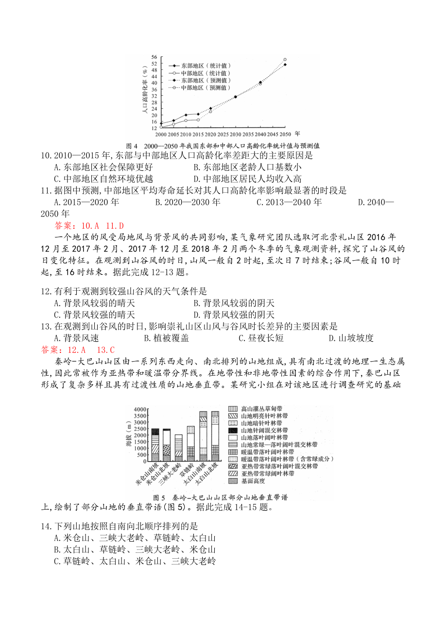 (完整)山东省2020年新高考地理等级考模拟卷.doc_第3页