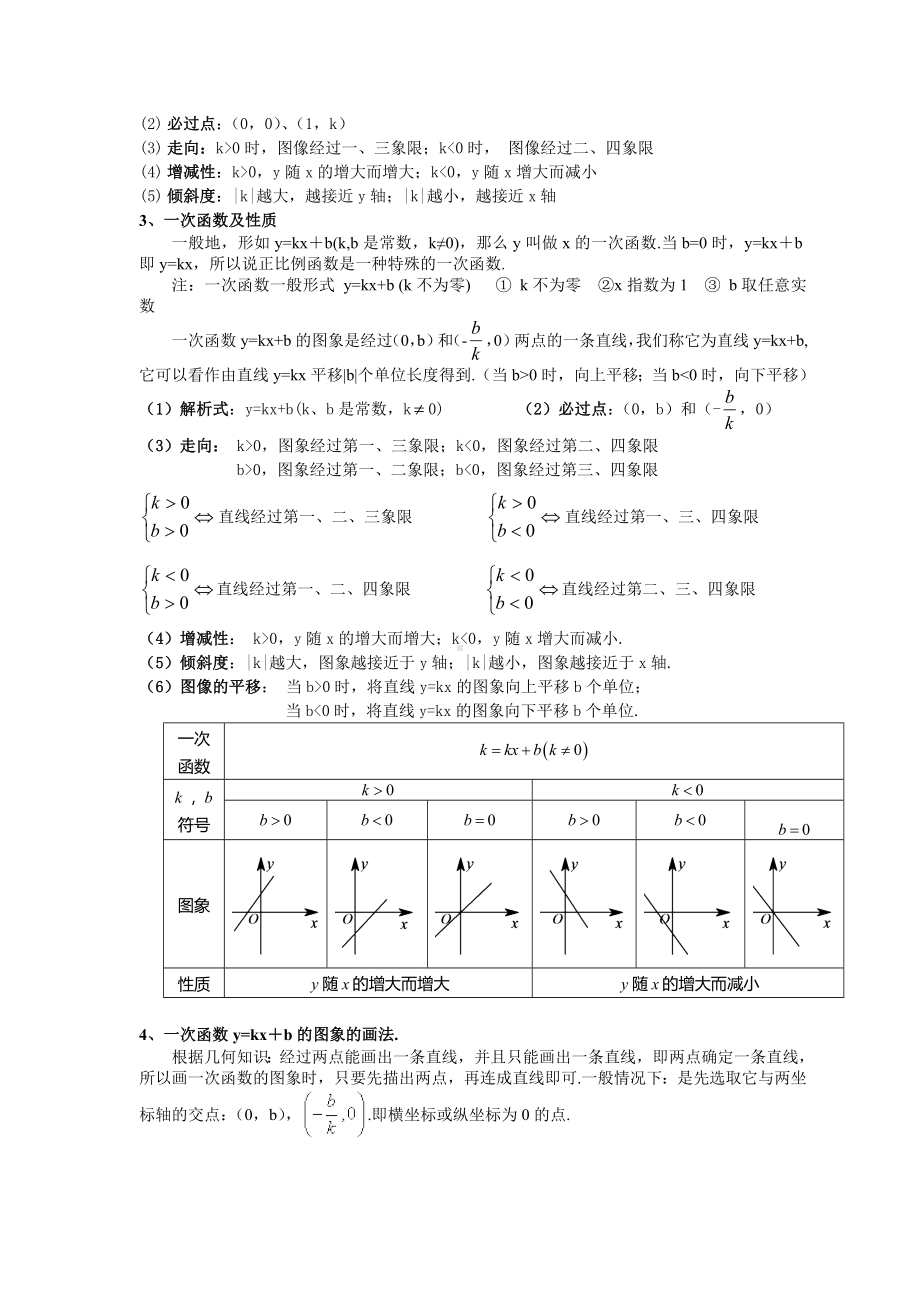 (完整版)一次函数知识点总结.doc_第2页