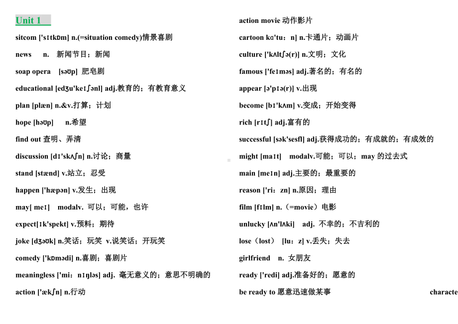 (word完整版)鲁教版七年级(下)英语单词表.doc_第1页