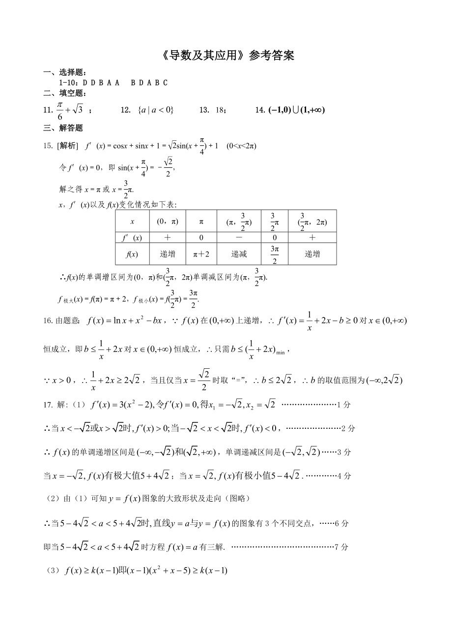 (完整版)导数习题精选(中档题)(附答案).doc_第3页