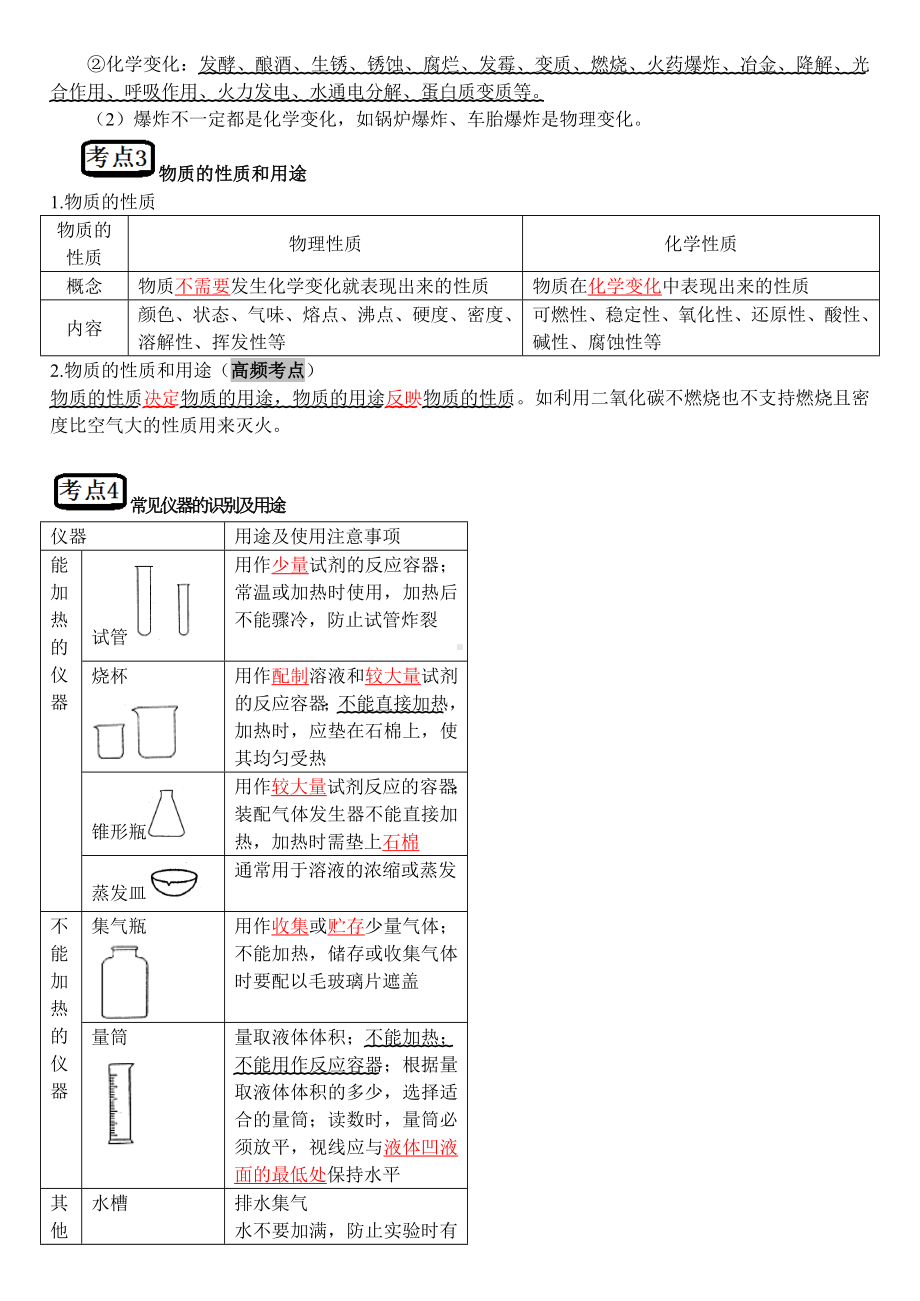 (全册合集)2019届初三化学中考化学第一轮复习12套word文档合集可编辑共159页.doc_第2页