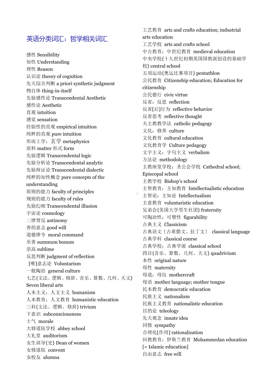 (完整版)文学及哲学类英语词汇.doc_第2页